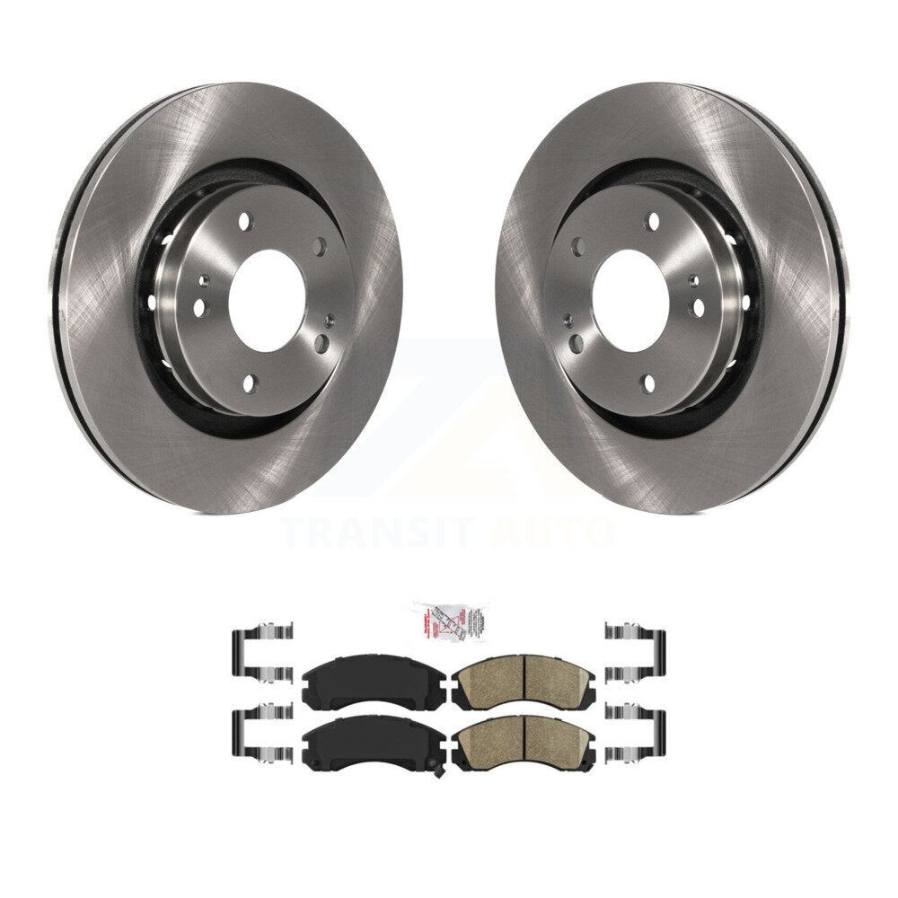 Rotors de frein à disque avant et Kit de plaquettes en céramique pour Mitsubishi Outlander PHEV Lance