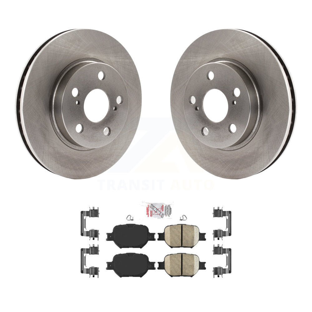 Kit de disques de frein à disque avant et plaquettes en céramique pour Toyota Celica GT 2001