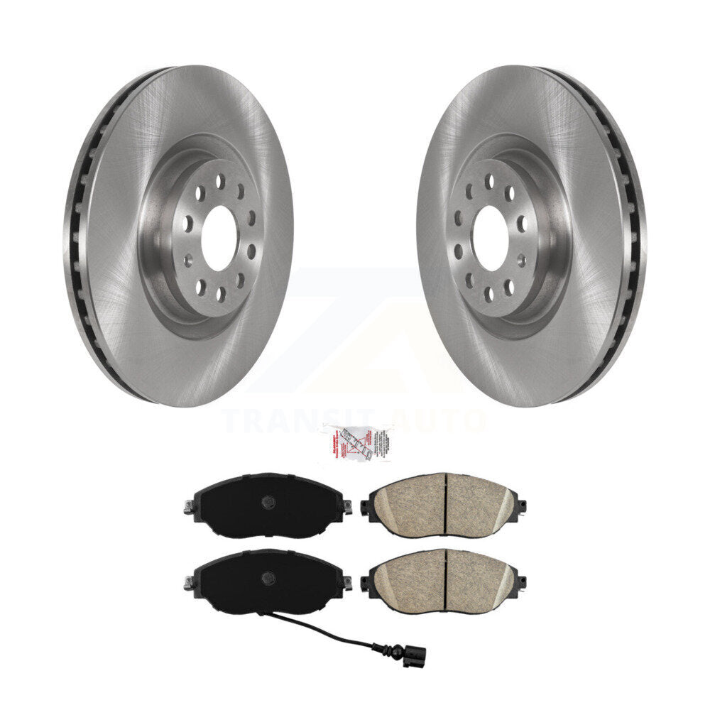 Kit de rotor de frein avant et de plaquettes en céramique, pour Volkswagen Jetta Golf R GTI Audi S3 A