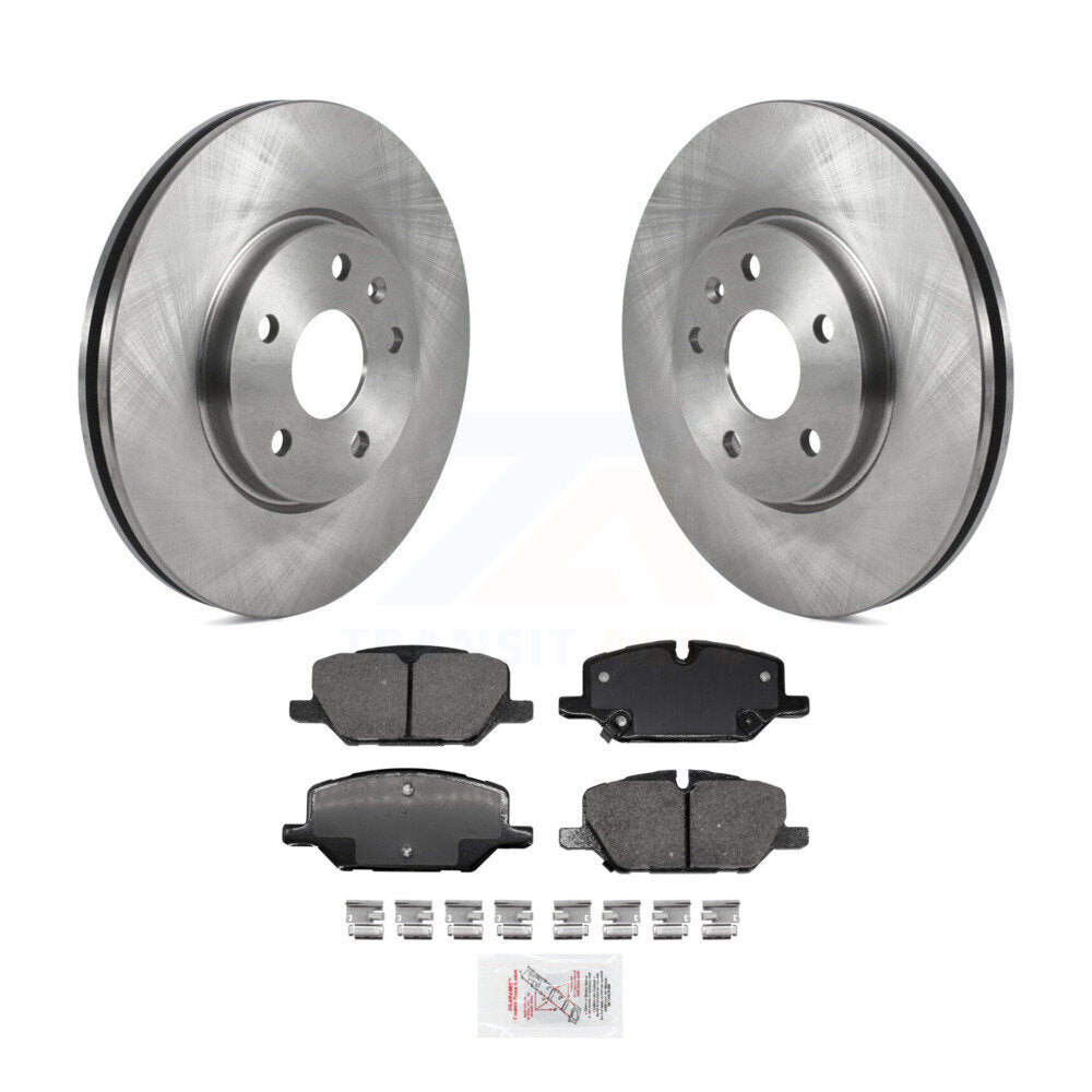 Rotors de frein à disque avant et Kit de plaquettes en céramique pour Buick Envision Cadillac XT4
