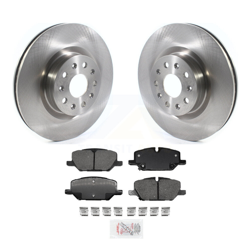 Rotors de frein à disque avant et kit de plaquettes en céramique pour Chevrolet Camaro LT 2022 avec 2.0