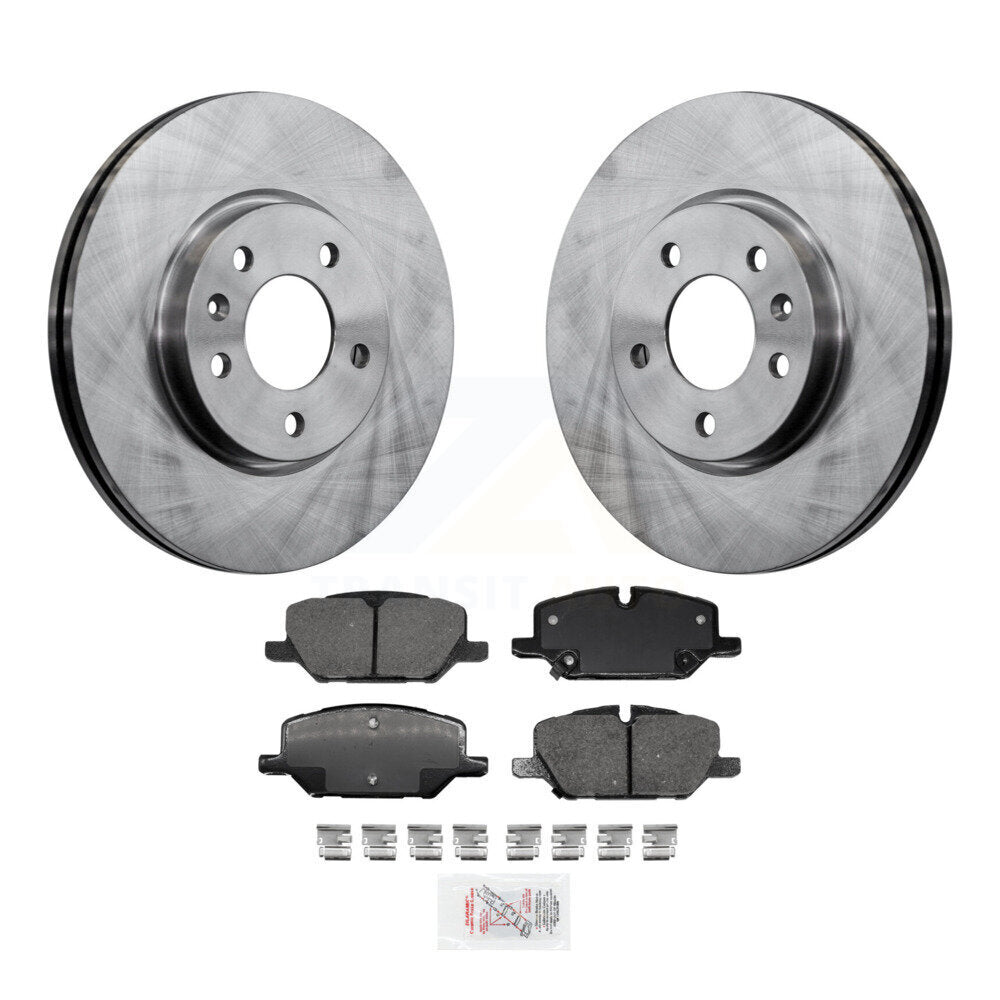 Kit de plaquettes de frein avant en céramique pour GMC Terrain 2022 – 2023 avec rotor de 321 mm