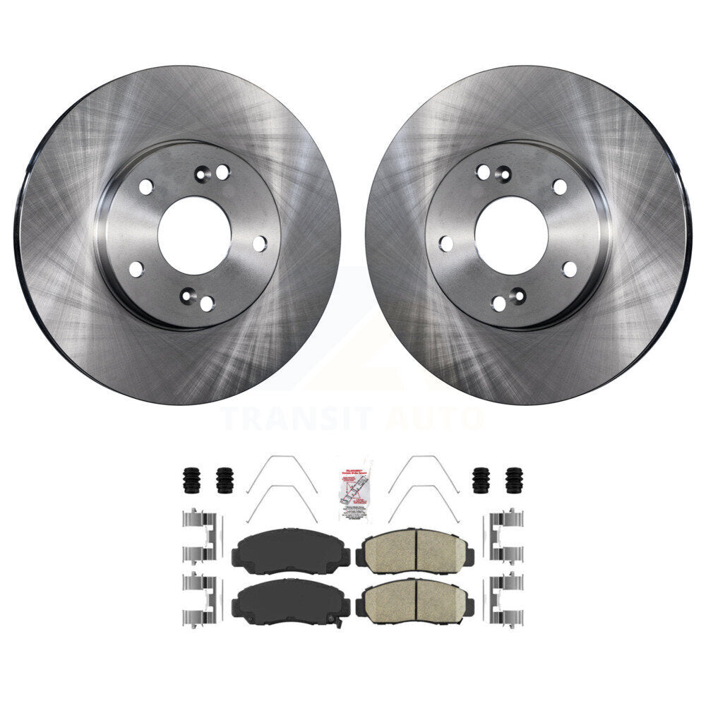 Kit de disques de frein à disque avant et plaquettes en céramique, pour Honda Civic Accord Acura CSX