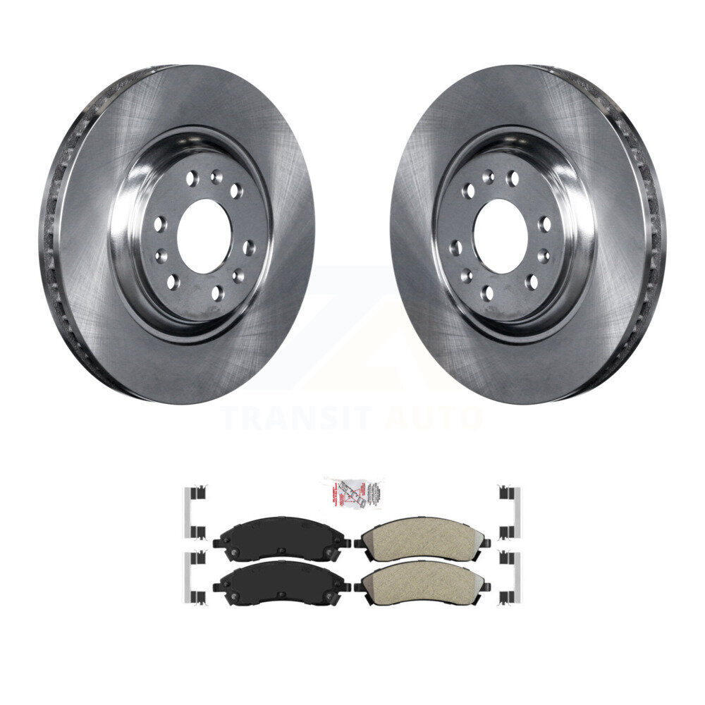 Kit de disques de frein à disque avant et plaquettes semi-métalliques pour Cadillac SRX 2004-2009