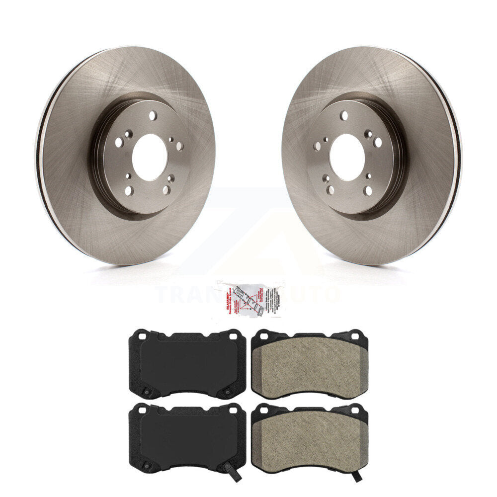 Kit de disques de frein à disque avant et plaquettes semi-métalliques pour Acura TL K8A-104049