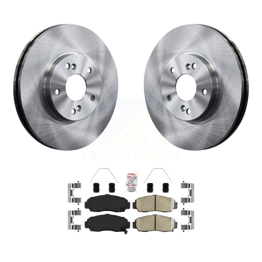 Kit de disques de frein à disque avant et plaquettes en céramique, pour Honda Accord Acura TSX TL CL