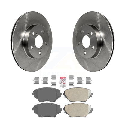 Kit de Rotor de frein avant et de plaquettes en céramique, pour moteur Toyota RAV4 batterie EV (EV BEV)