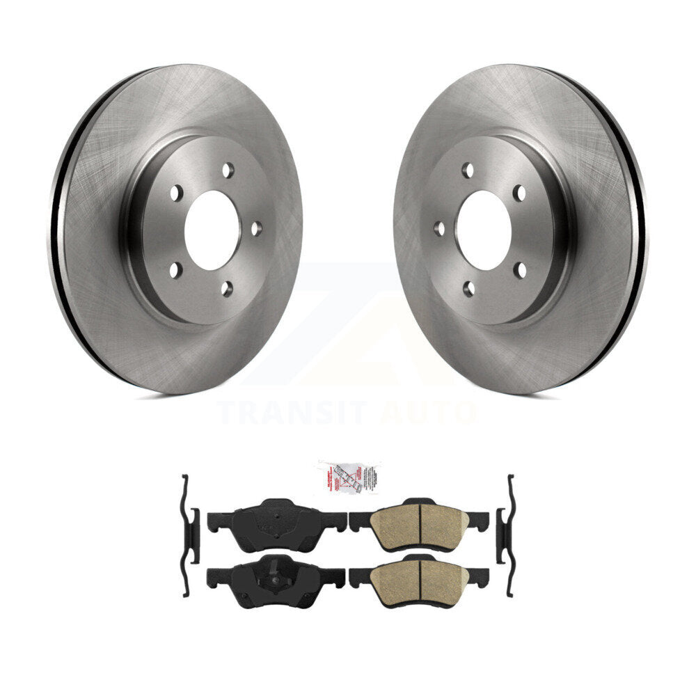 Kit de rotors de frein à disque avant et plaquettes en céramique pour Ford Escape Mercury Mariner