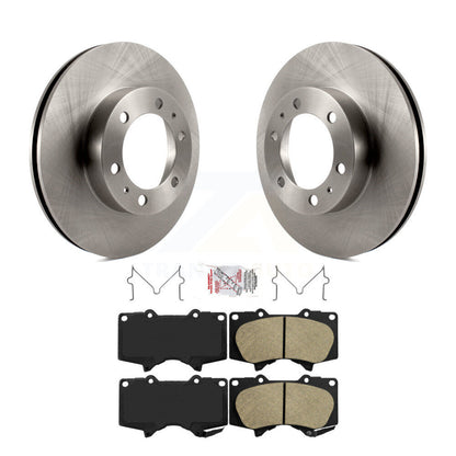Rotors de frein à disque avant et Kit de plaquettes en céramique pour Toyota Tacoma 4Runner FJ Cruise