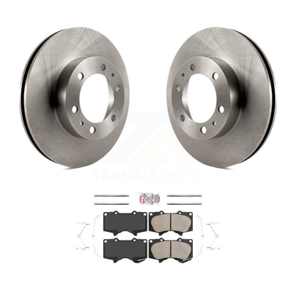 Rotors de frein à disque avant et Kit de plaquettes en céramique pour Toyota Tacoma 4Runner FJ Cruise