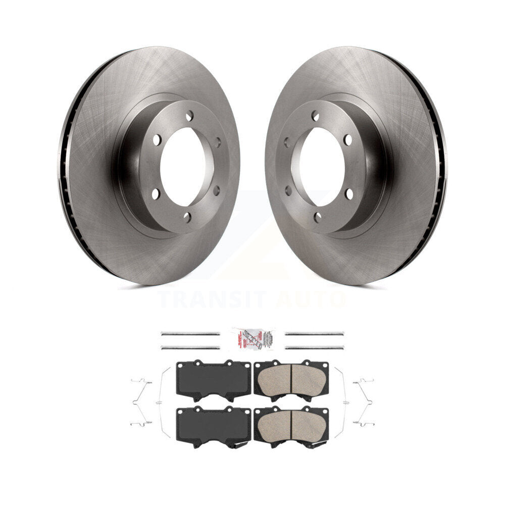 Kit de rotors de frein à disque avant et plaquettes en céramique pour Toyota 4Runner Lexus GX470