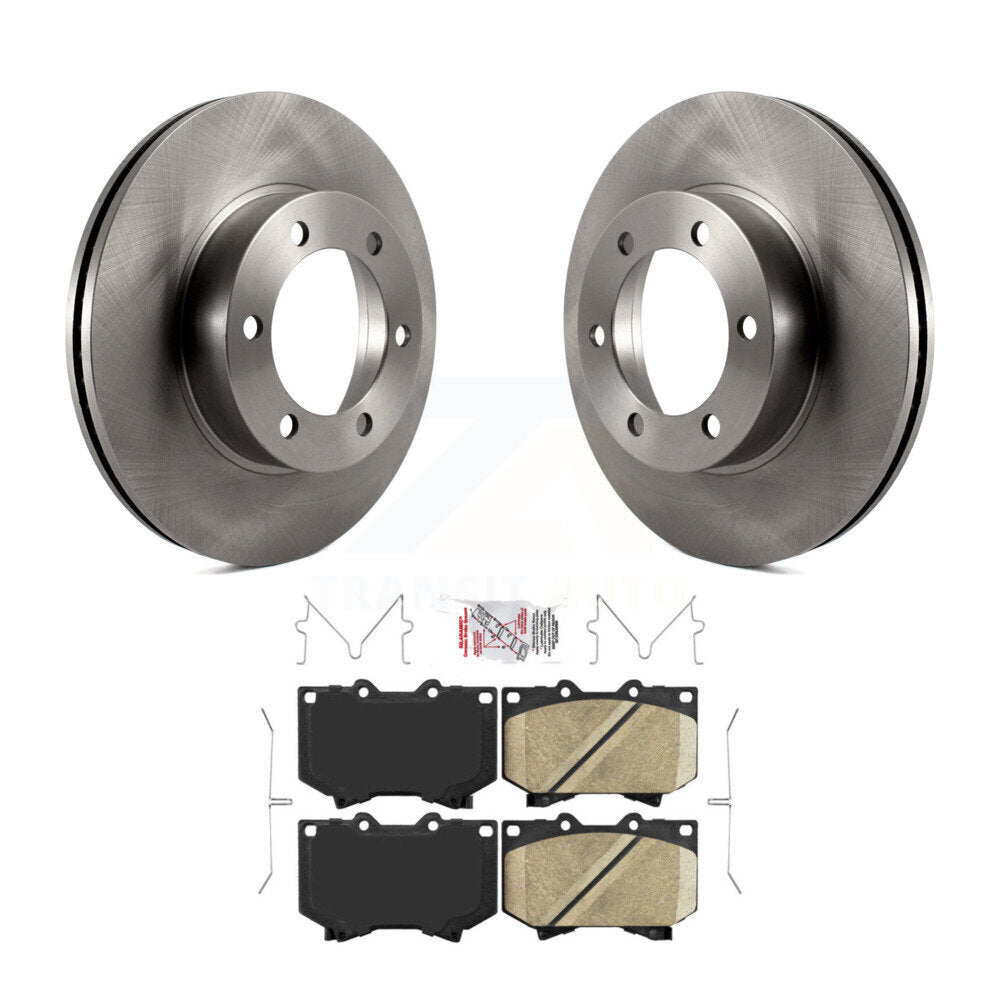 Kit de rotors de frein à disque avant et plaquettes en céramique pour Toyota Tundra Sequoia