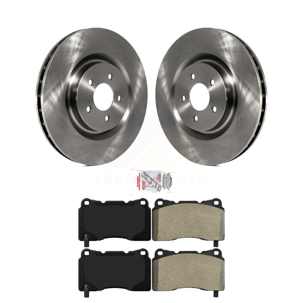 Kit de disques de frein à disque avant et plaquettes semi-métalliques pour Ford Mustang K8A-104075