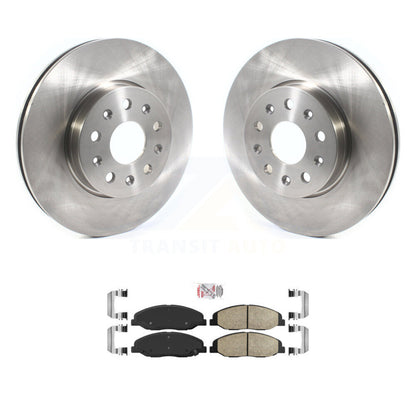 Kit de rotor de frein avant et de plaquettes en céramique pour Cadillac CTS sans frein robuste