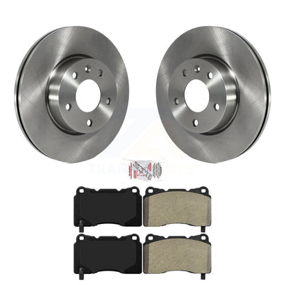 Kit de rotors de frein à disque avant et de plaquettes semi-métalliques pour base Cadillac ATS 2019