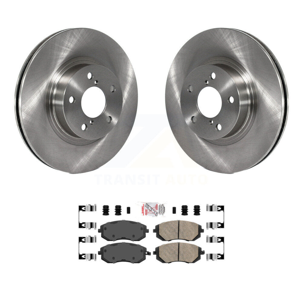 Kit de disques de frein à disque avant et plaquettes en céramique, pour Subaru Impreza Legacy Saab 9-2
