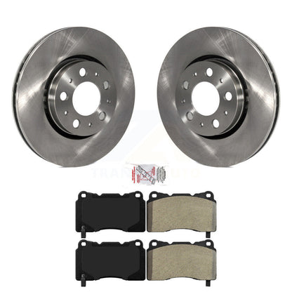 Kit de disques de frein à disque avant et plaquettes semi-métalliques pour Volvo V70 R 2005-2007