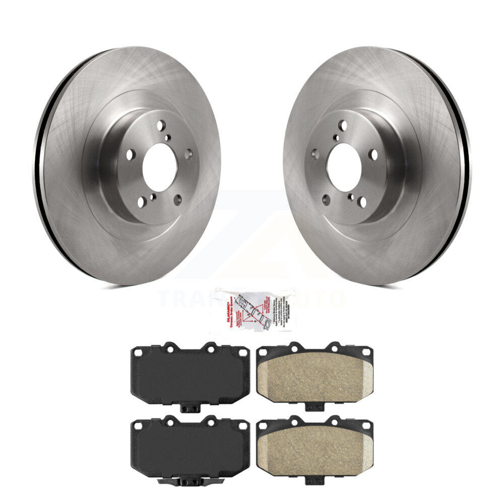Kit de rotors de frein à disque avant et plaquettes en céramique pour Subaru Impreza WRX 2006-2007