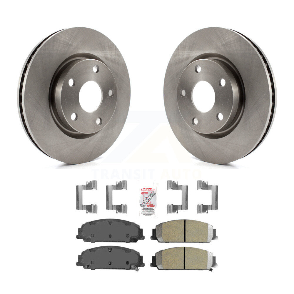 Kit de rotors de frein à disque avant et plaquettes semi-métalliques pour Pontiac G8 Bas 2008-2009