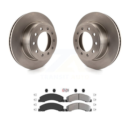 Kit de rotor de frein avant et de plaquettes semi-métalliques pour camion Ram Dodge Sterling 4500 550