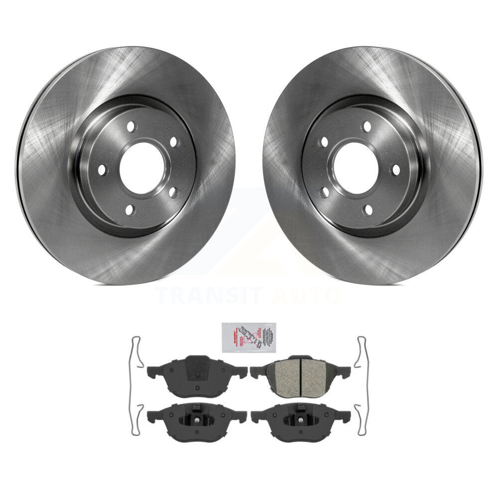 Kit de plaquettes de frein semi-métalliques pour Rotors de frein avant, pour Ford Escape Volvo c-max S40 C30 V5