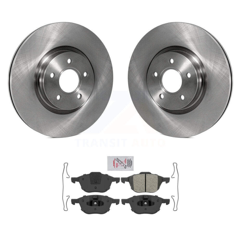 Kit de disques de frein à disque avant et plaquettes semi-métalliques pour Ford Transit Connect