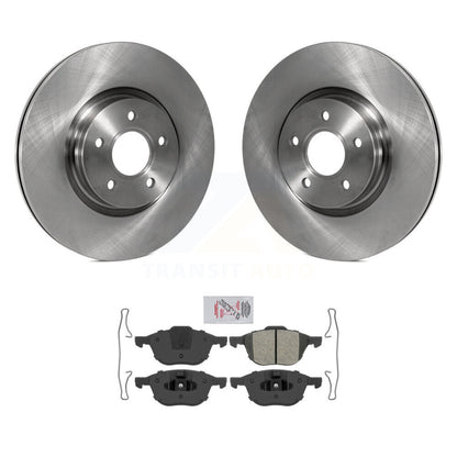 Kit de disques de frein à disque avant et plaquettes semi-métalliques pour Ford Transit Connect