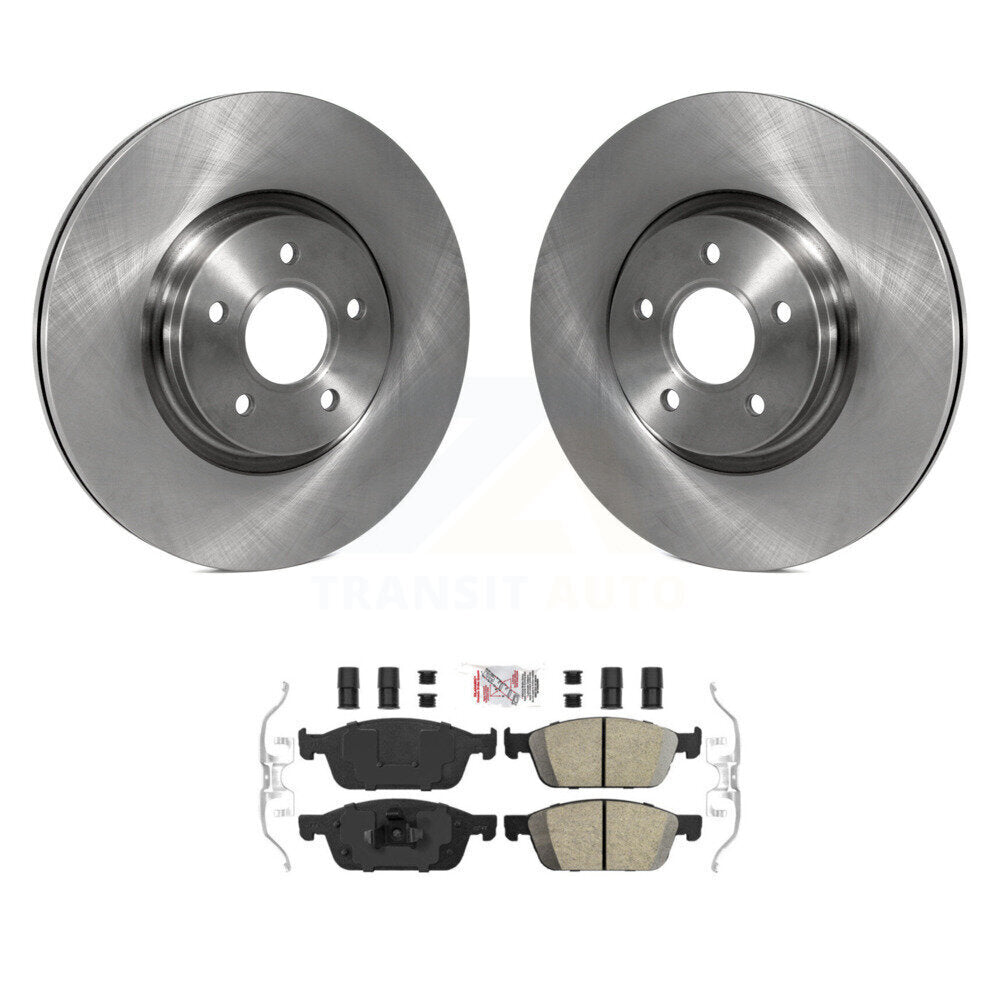 Rotors de frein avant et Kit de plaquettes en céramique pour Ford Escape Transit Connect Lincoln MK