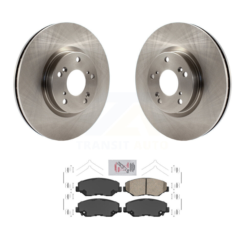 Kit de disques de frein à disque avant et plaquettes en céramique, pour Honda Civic CR-V Acura ILX