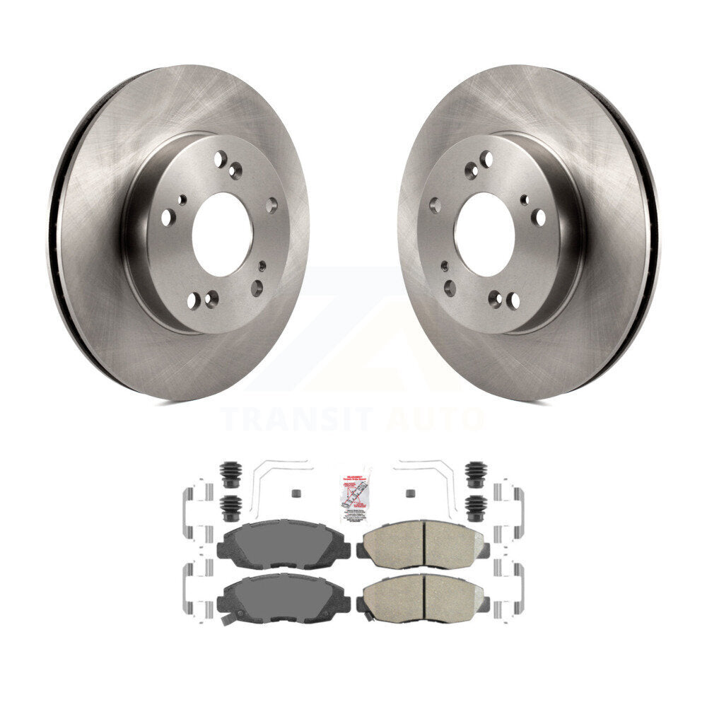Kit de disques de frein à disque avant et plaquettes en céramique pour Honda Civic K8A-104176