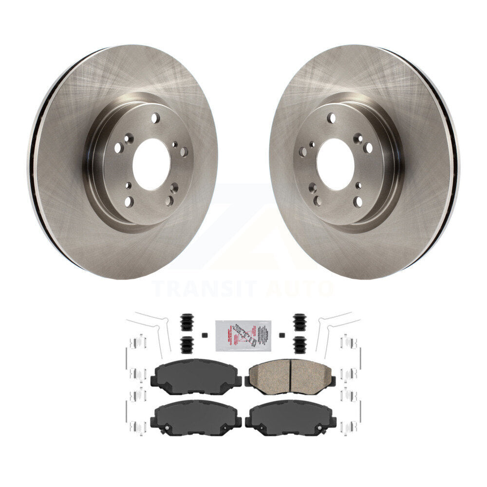 Kit de disques de frein à disque avant et plaquettes en céramique, pour Honda Civic CR-V Acura ILX