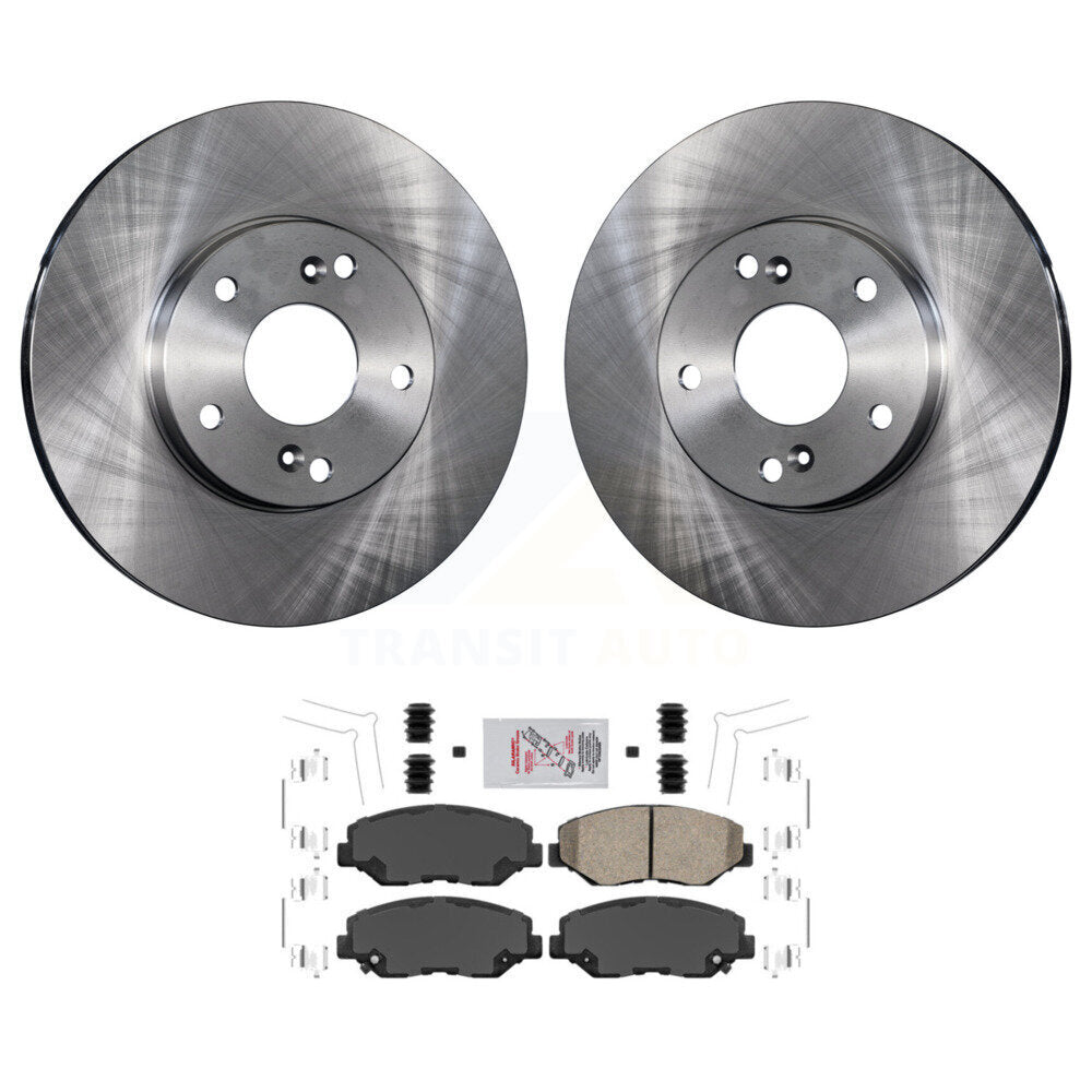 Kit de disques de frein à disque avant et plaquettes en céramique pour Honda Civic CR-Z K8A-104184