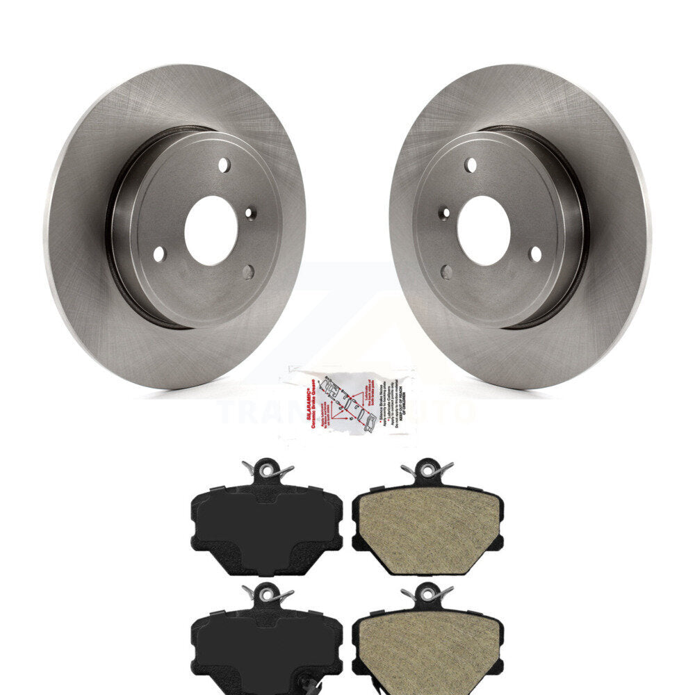 Kit de disques de frein à disque avant et plaquettes semi-métalliques pour Smart Fortwo K8A-104239