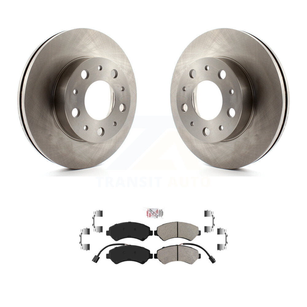 Rotors de frein à disque avant et Kit de plaquettes semi-métalliques pour Ram ProMaster 2500 3500 150