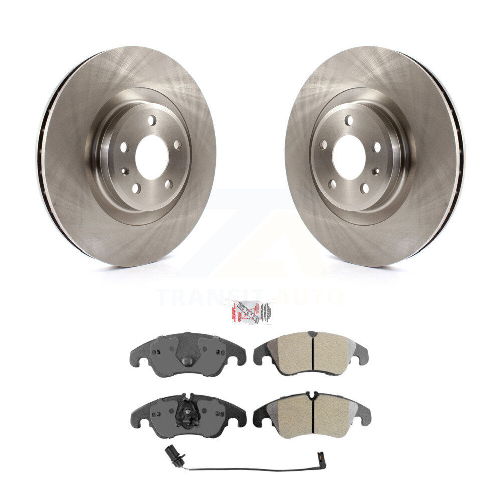 Rotors de frein avant et Kit de plaquettes semi-métalliques pour Audi Q5 A4 Quattro S4 S5 A6 A7 A