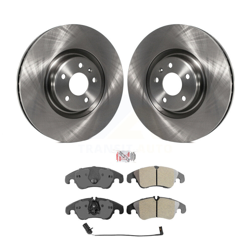 Kit disques de frein à disque avant et plaquettes semi-métalliques pour Audi A6 K8A-104257