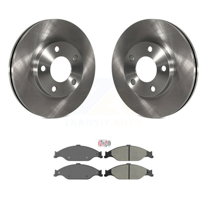 Kit de disques de frein à disque avant et plaquettes semi-métalliques pour Ford Mustang K8A-104263