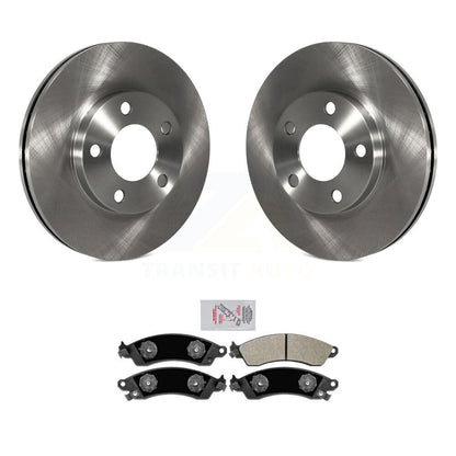 Rotors de frein à disque avant et kit de plaquettes semi-métalliques pour Ford Mustang gauche ou droite