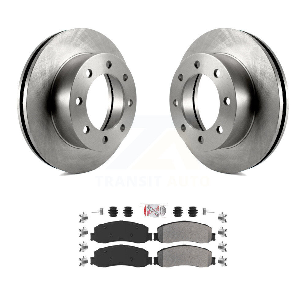 Kit de plaquettes semi-métalliques de Rotor de frein à disque avant, pour Ford F-250 Super Duty F-350 4W