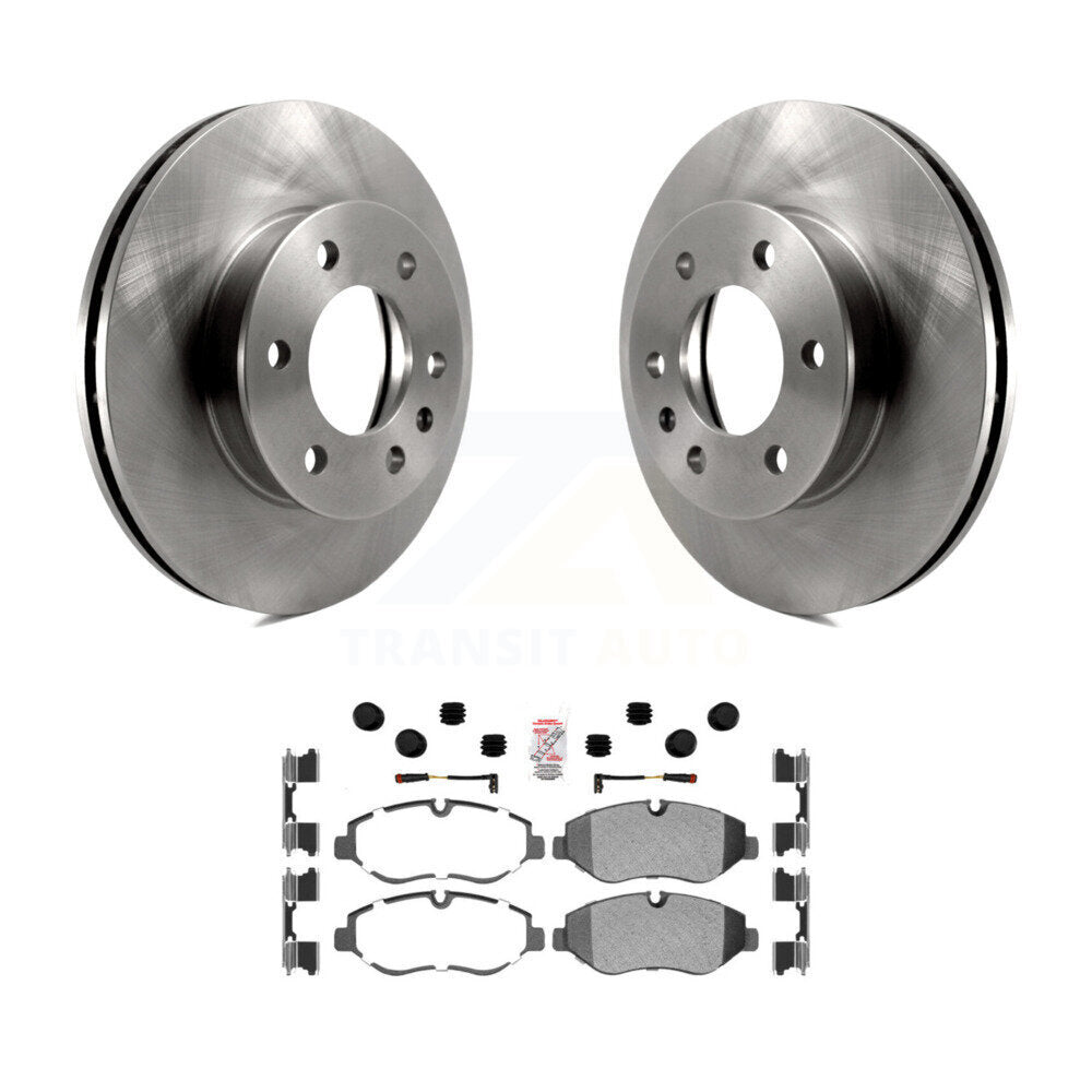 Rotors de frein avant et kit de plaquettes semi-métalliques pour Sprinter 2500 Mercedes-Benz Dodge
