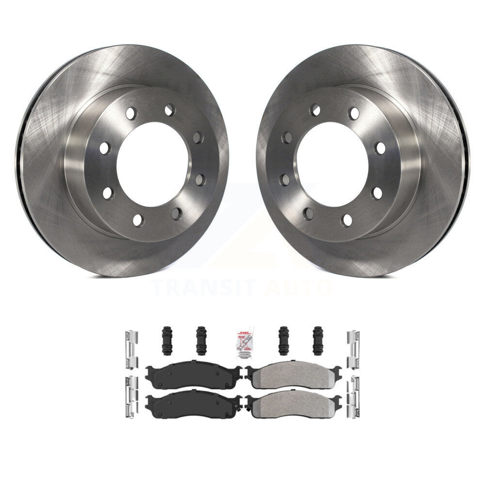 Rotors de frein à disque avant et Kit de plaquettes semi-métalliques pour Dodge Ram 1500 3500 2500