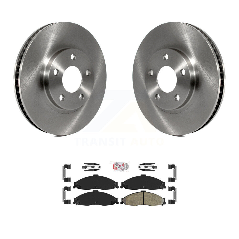 Rotors de frein avant et Kit de plaquettes semi-métalliques pour Pontiac Firebird Chevrolet Camar