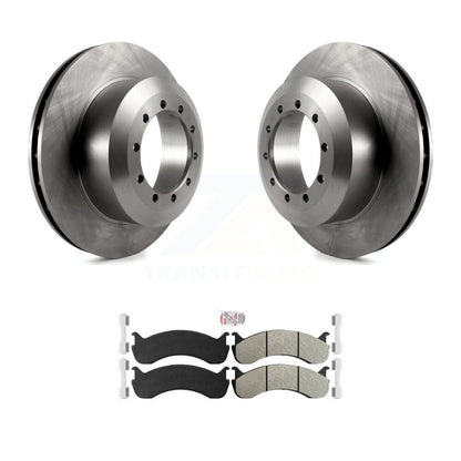 Kit de rotor de frein à disque avant et de plaquettes semi-métalliques pour châssis de camping-car Ford F-53
