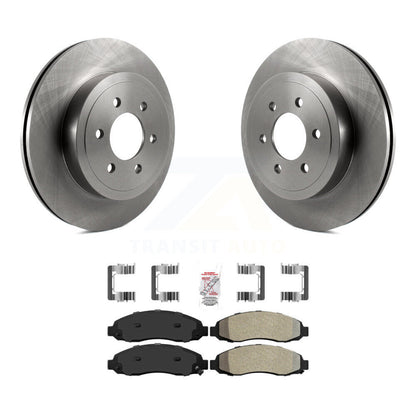 Kit de disques de frein à disque avant et plaquettes semi-métalliques pour Dodge Dakota 2003-2004