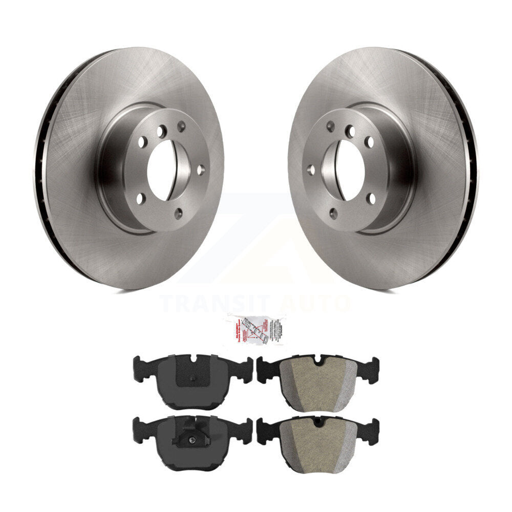 Kit de disques de frein à disque avant et plaquettes semi-métalliques pour BMW 530i 540i K8A-104367