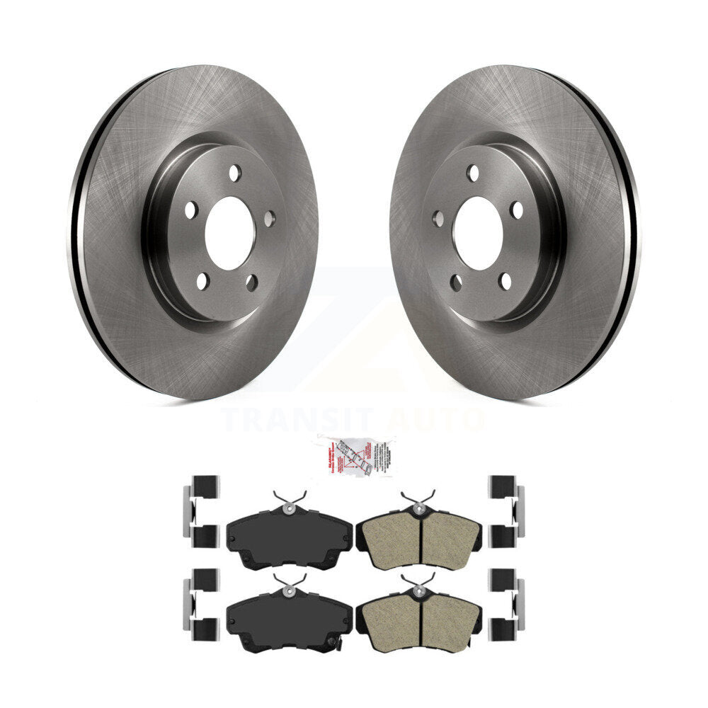 Kit de rotors de frein à disque avant et plaquettes semi-métalliques pour Chrysler PT Cruiser