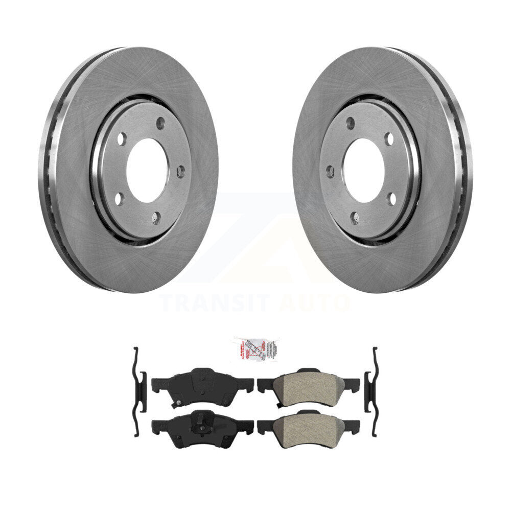 Rotors de frein à disque avant, Kit de plaquettes semi-métalliques pour Dodge caravane Chrysler Voyage