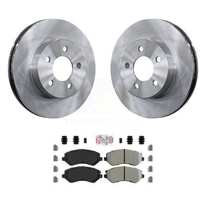 Kit de disques de frein à disque avant et plaquettes semi-métalliques pour Jeep Liberty 2002-2007