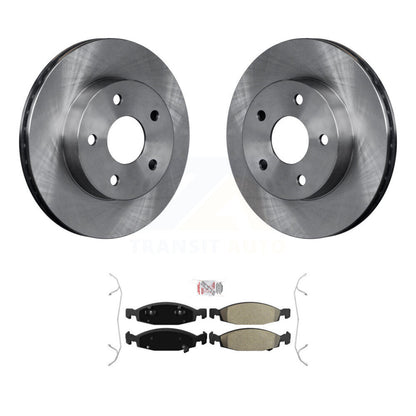Kit de disques de frein à disque avant et plaquettes semi-métalliques pour Jeep Grand Cherokee