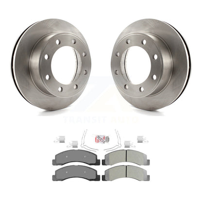 Kit de rotor de frein à disque avant et de plaquettes semi-métalliques pour Ford F-350 Super Duty F-25